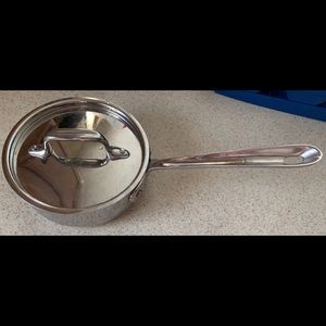 All Clad covered saucepan pot